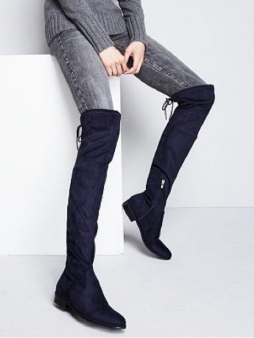 NWOT Marc Fisher Over the Knee suede boots